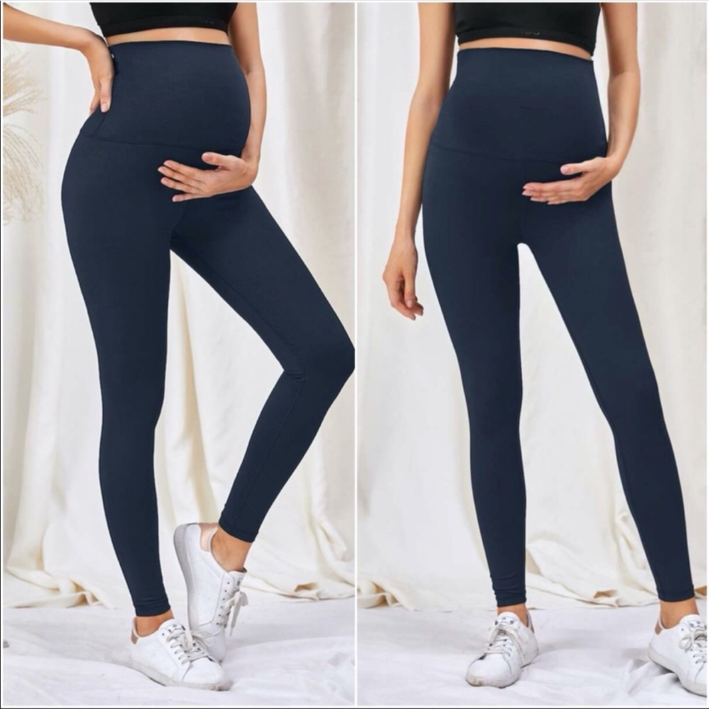 MATERNITY- Stretchy lounge yoga athletic leggings